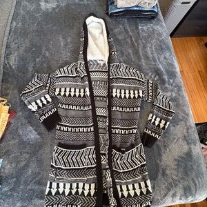 No Boundaries Cozy Striped Cardigan